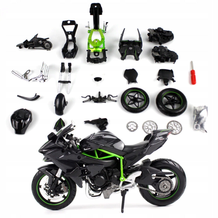 Kawasaki Ninja H2R H2 R Maisto KIT 1:12 Assembly Line Model