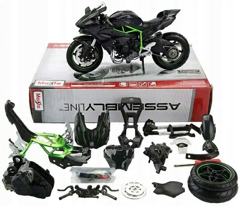 Kawasaki Ninja H2R Maisto KIT 1:12 Model Motorcycle Assembly