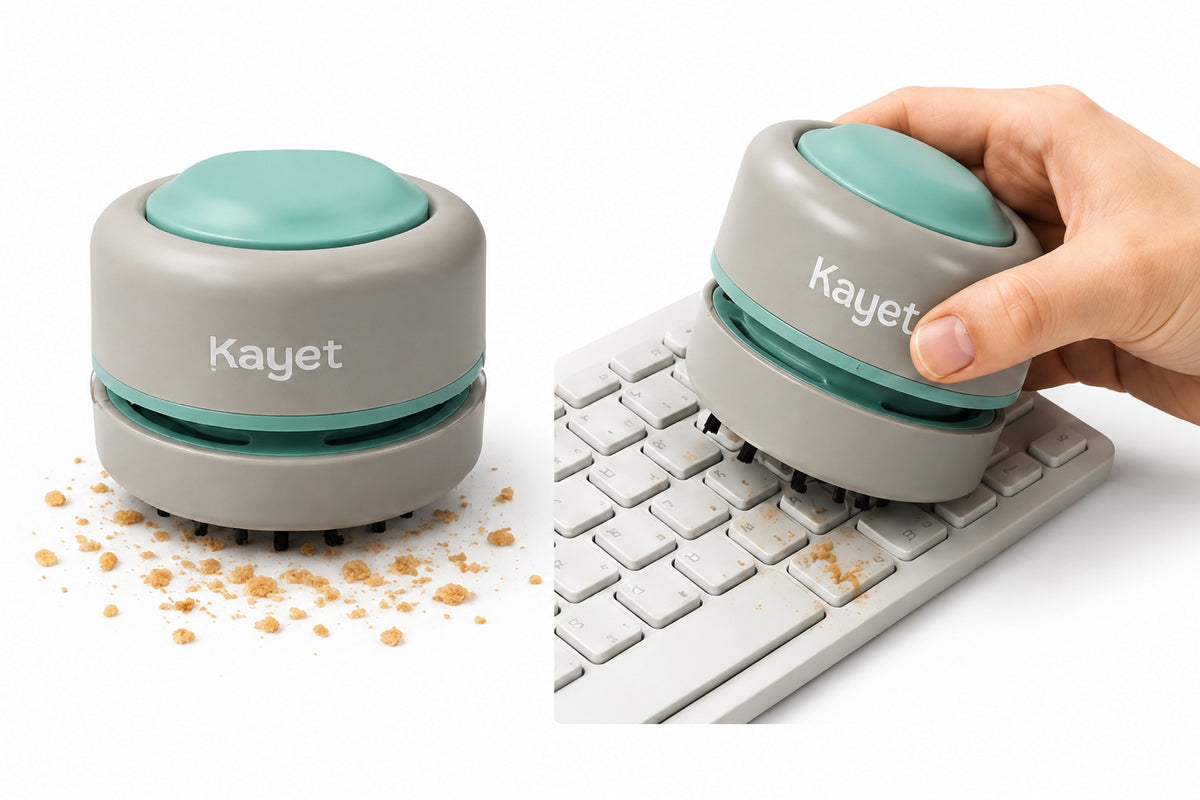 Kayet Mini Desk Vacuum Cleaner Green Brand no brand