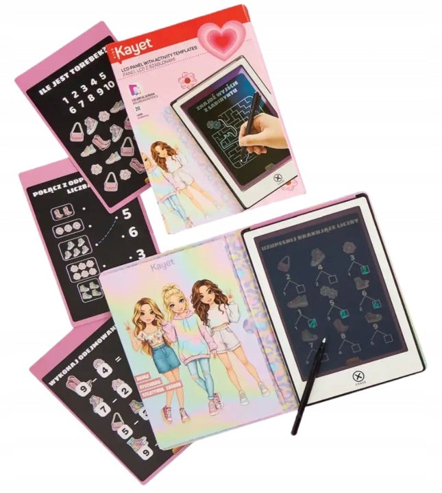 Kayet tablet LCD panel with templates color matrix + templates + stylus