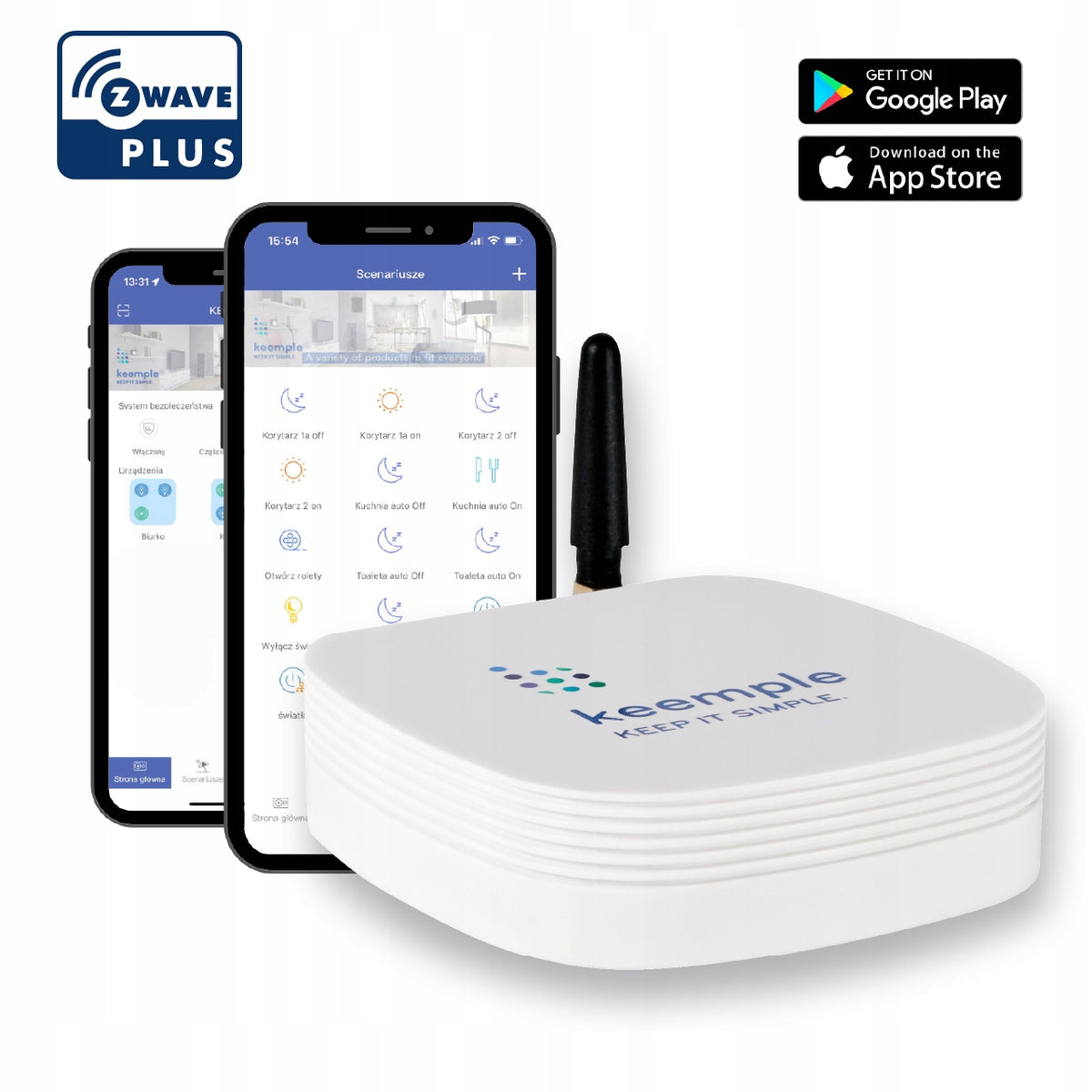 Keemple Z-Wave Gateway Smart Home Management Center