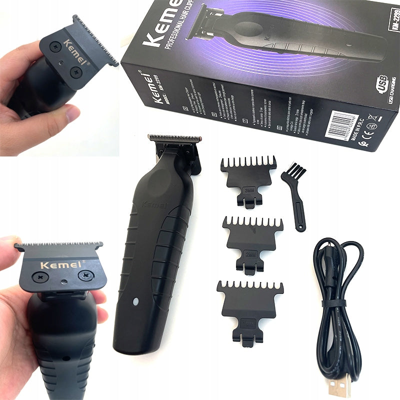 Kemei KM-2299 Wireless USB Trimmer Zero Gapped for Haircutting
