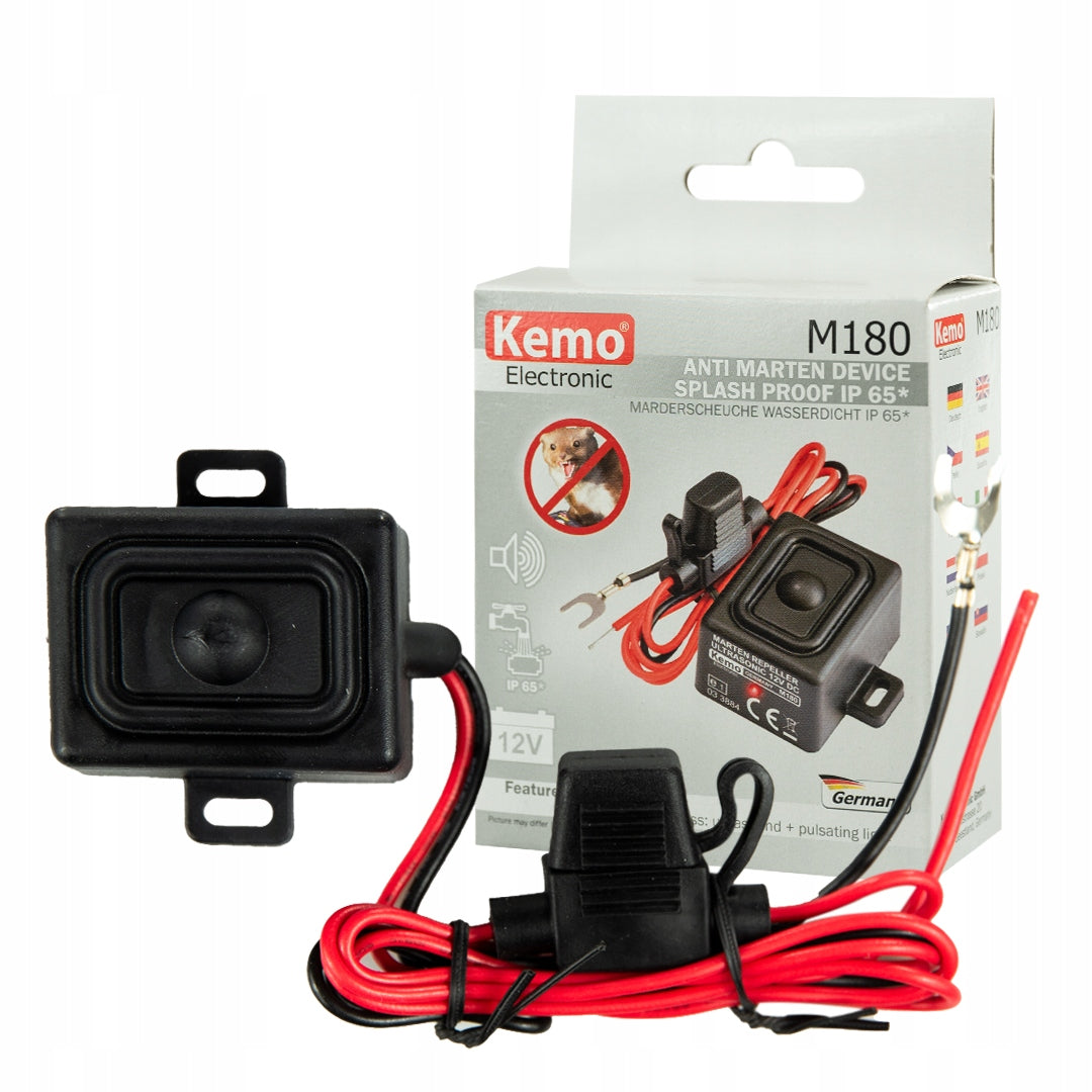 Kemo M180 kun repellent 12V IP65 WATERPROOF German ultrasound Batteries included no
