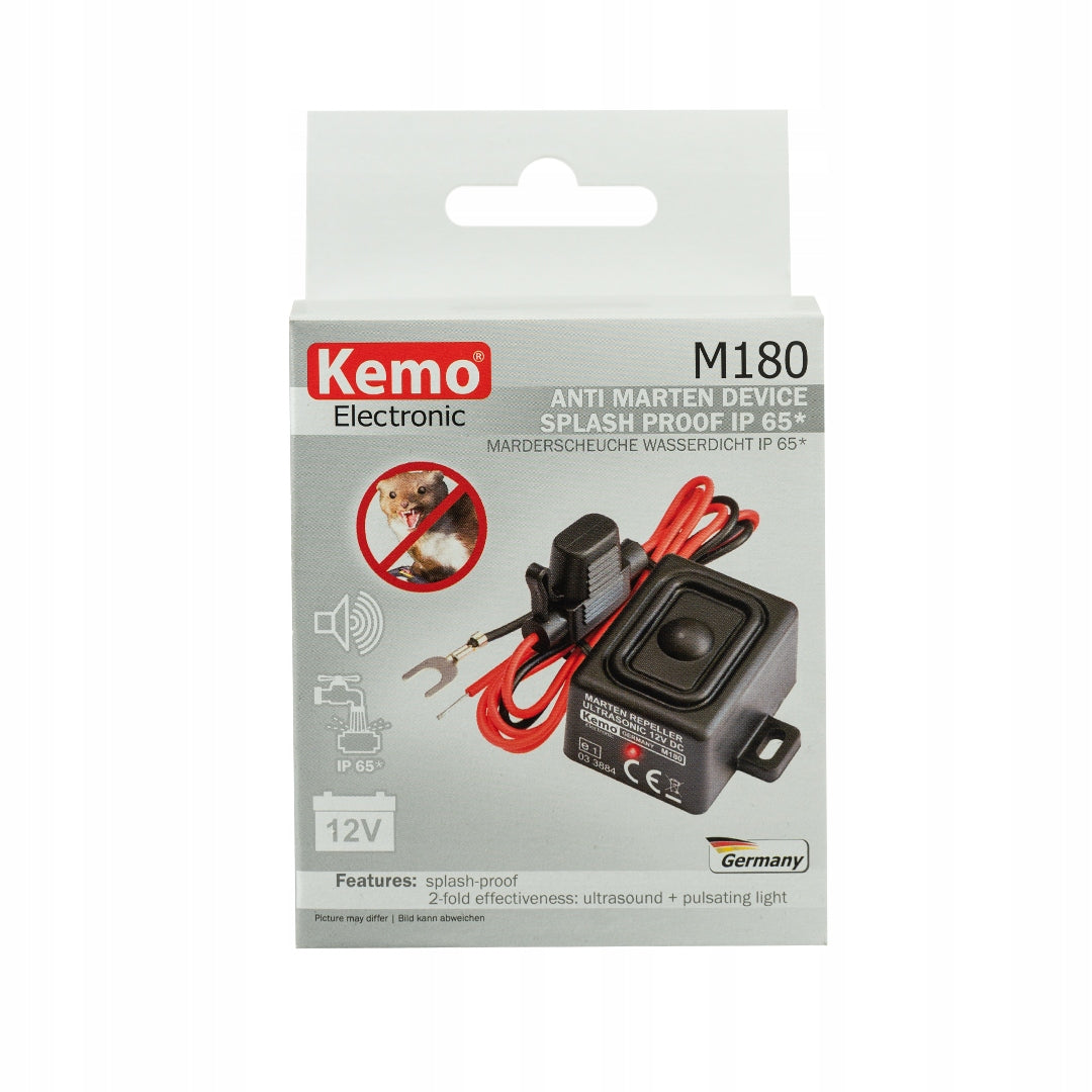 Kemo M180 kun repellent 12V IP65 WATERPROOF German ultrasound Kind repellent