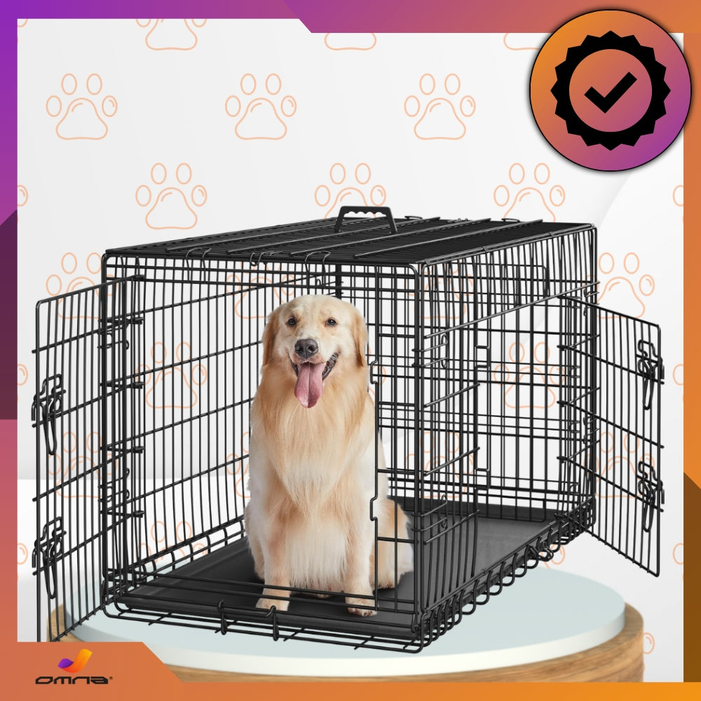 Kennel Dog Cage for Car Transport Metal Playpen 92x57x63 Packaging status original