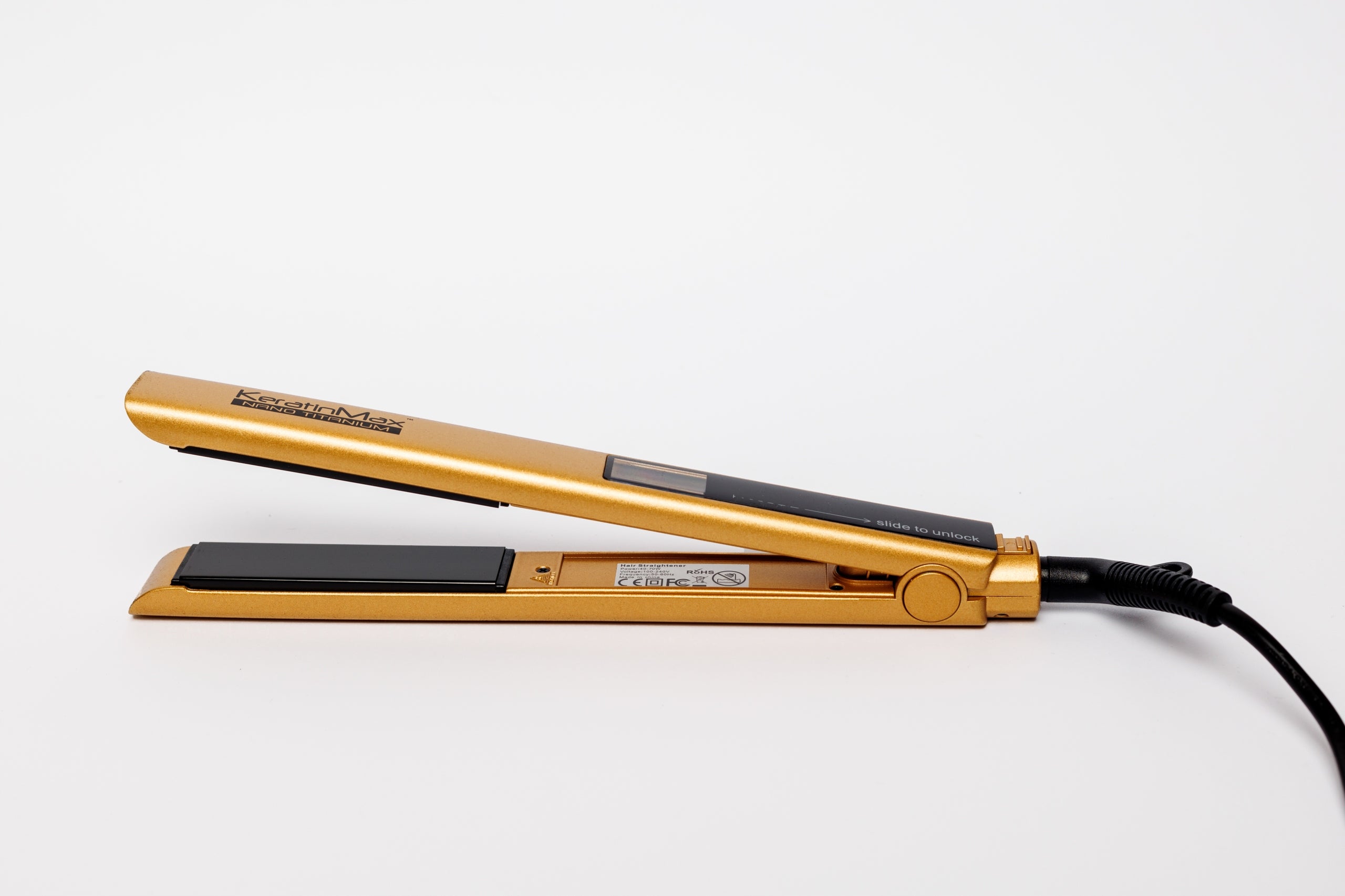 KeratinMax NanoTitanium M Keratin Straightening Straightener – Gold Manufacturer code EU-082