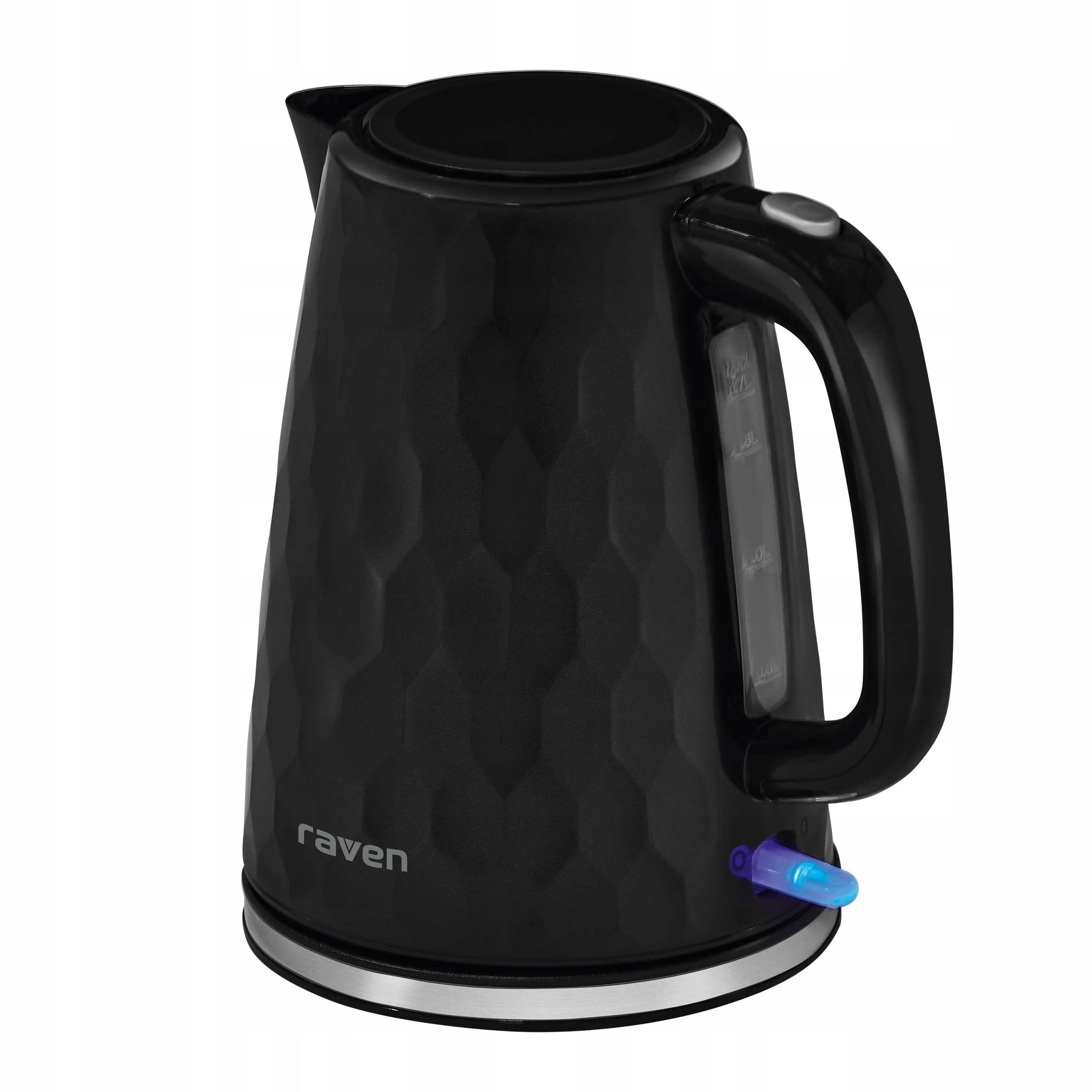 Kettle Electric Anti-Sediment Filter RAVEN EC025C 2200W 1,7 Liter Black Manufacturer code EC025C