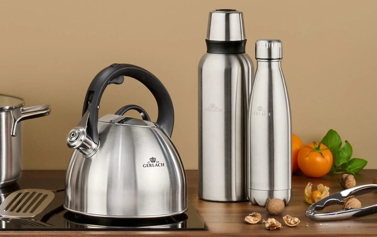 Kettle GERLACH Ambiente 2.8 l Mat Steel Color gray