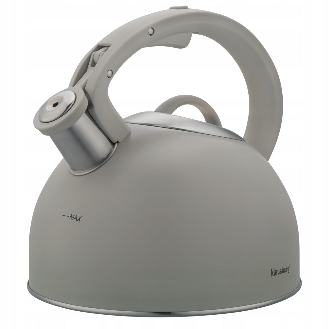 Kettle KLAUSBERG KB-7912 2,5L Grey steel with thick bottom Induction GAS EAN (GTIN) 5908287279124