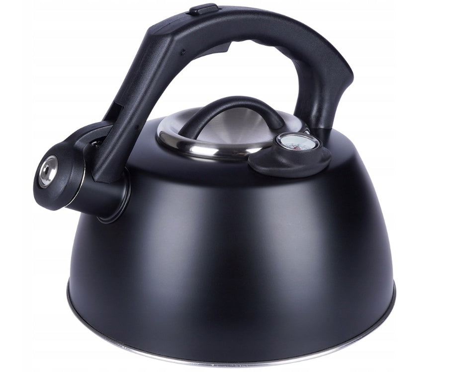 Kettle traditional steel induction gas Brunbeste 3 l black Packaging status original