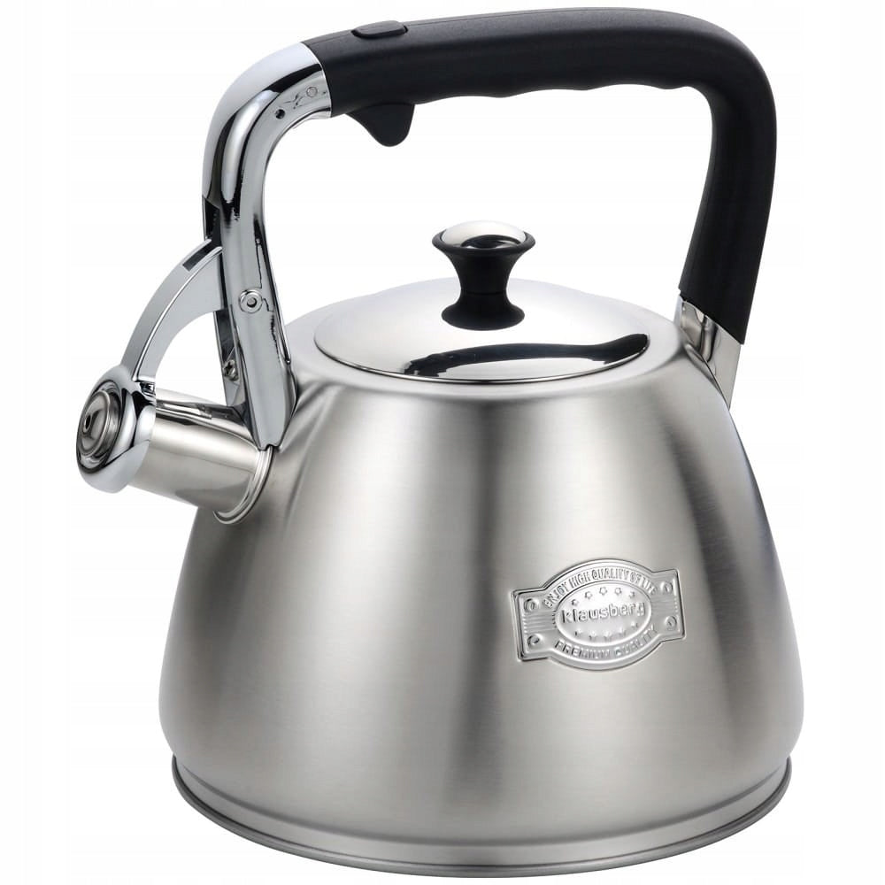 Kettle with Whistle Solid Steel Induction Gas 3L PREMIUM Klausberg