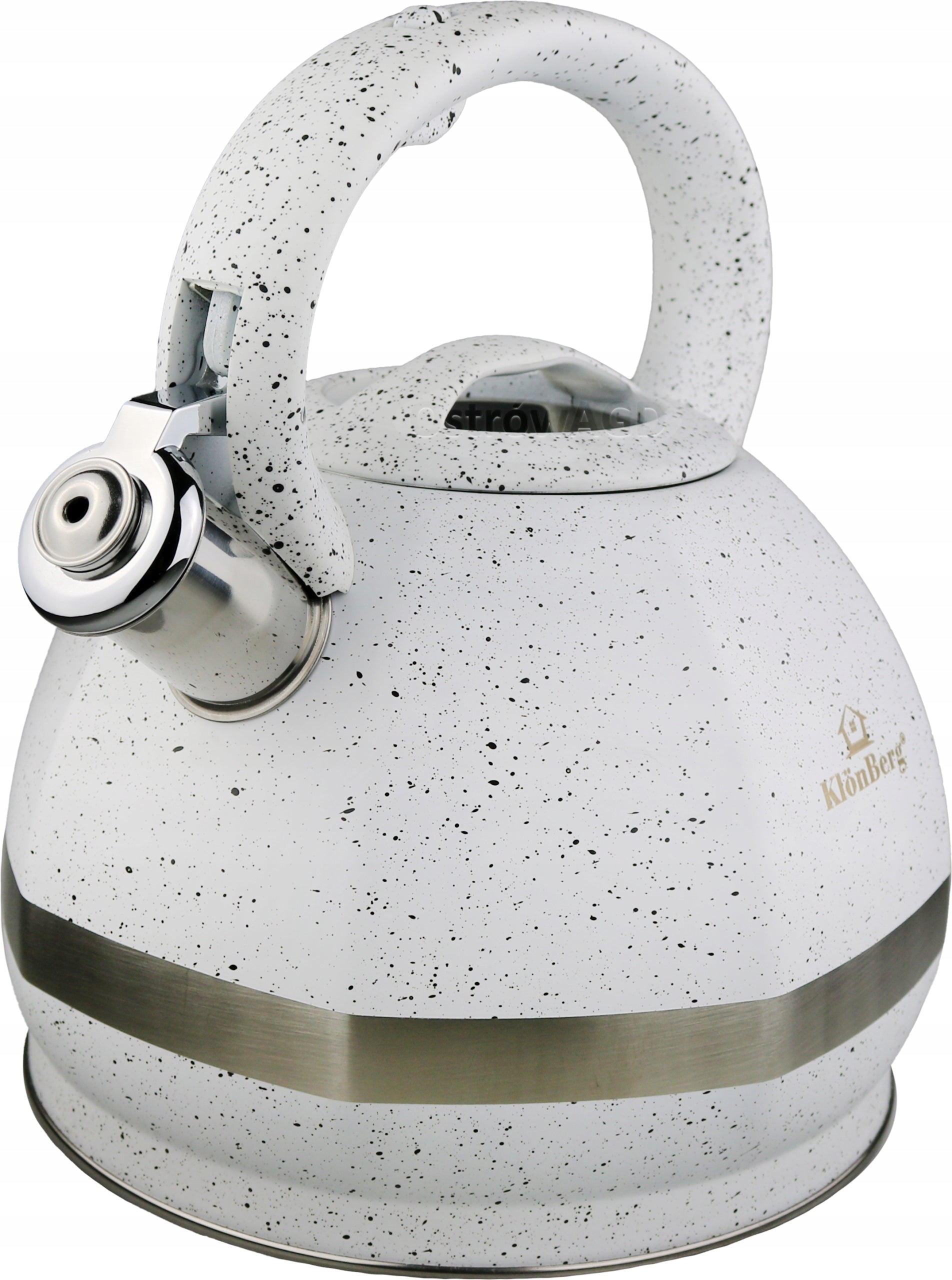 Kettle with Whistle Steel Marble 3L Induction Gas KlonBerg Premium Manufacturer code 6621