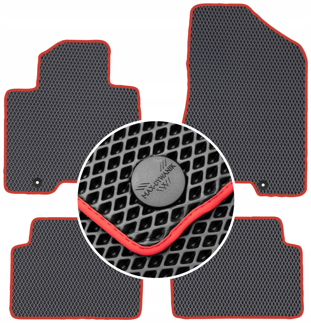 Kia Sportage IV 2015-2018 EVA Rugs BLACK