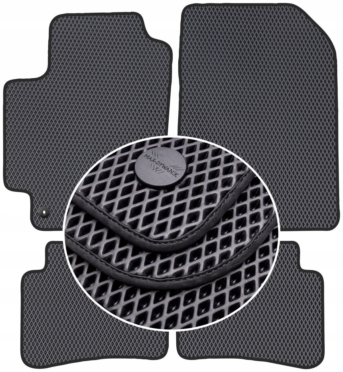 Kia Stonic 2017- EVA Rugs BLACK
