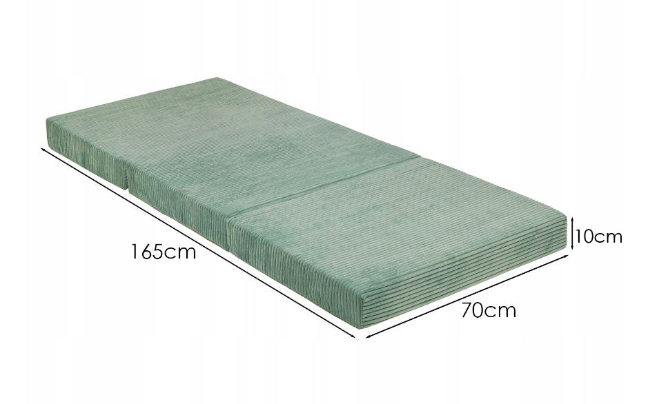 KiddyMoon Children's Foam Folding Mattress 165x70 KMMP-1650 green Brand KiddyMoon