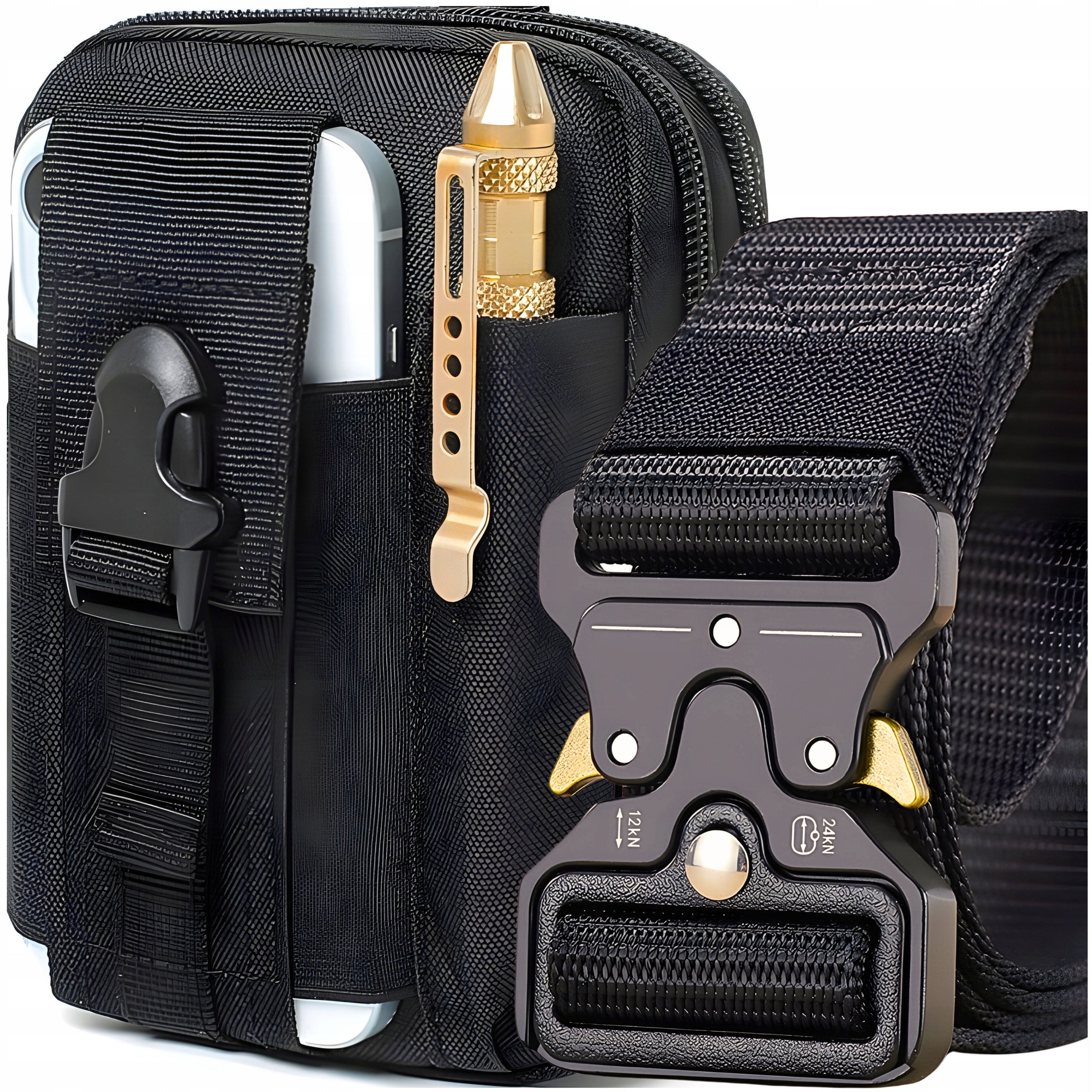 Kidney Bag + Belt 120cm Fishing Card Case Phone Spinning Wallet