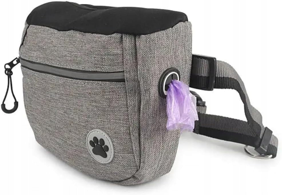 Kidney bag sachet for walks with dog, bag tray - belt pockets