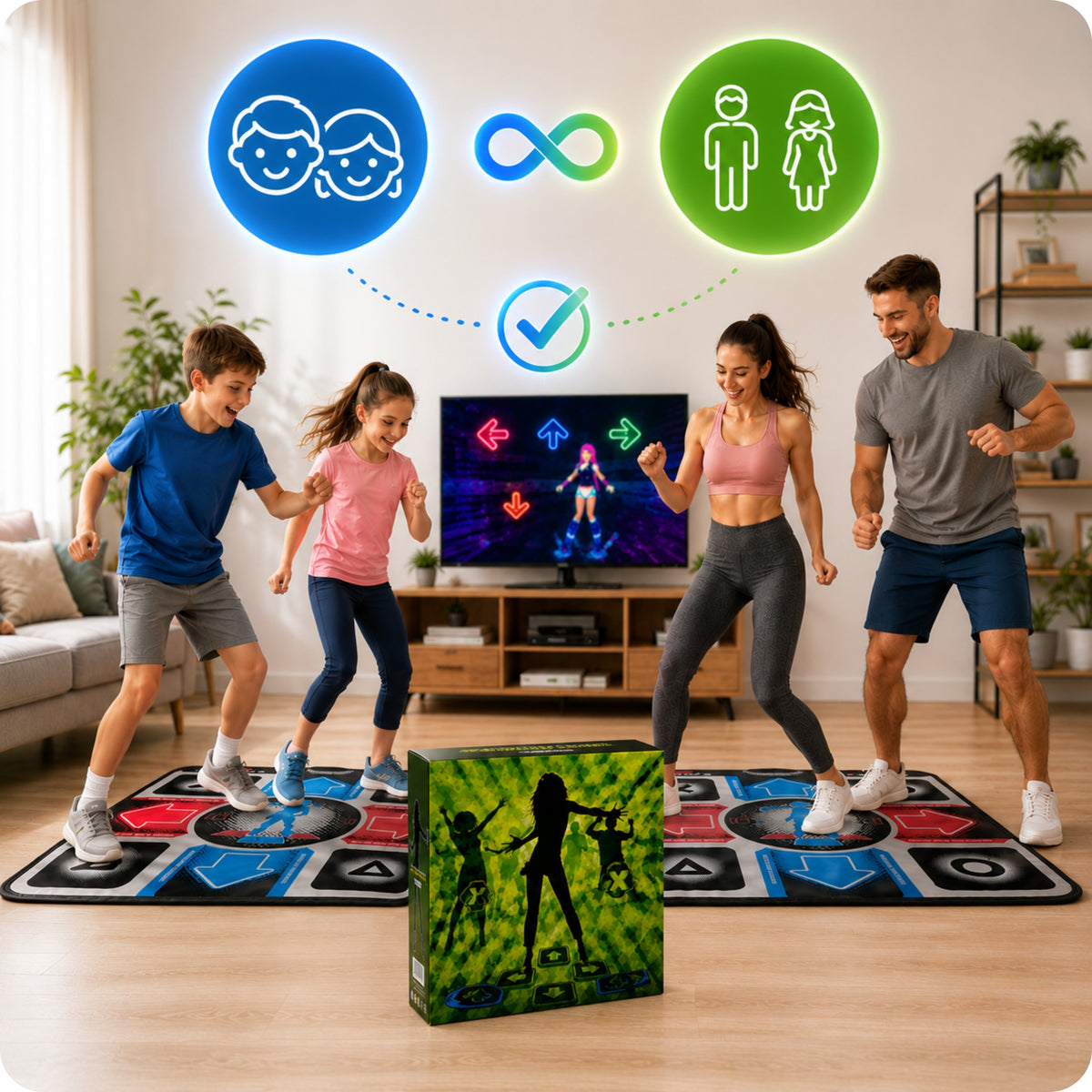 Kids Dance Mat Musical Dance StepMania Computer USB Controller Manufacturer code Mata do tańczenia zabawy na USB laptop pc