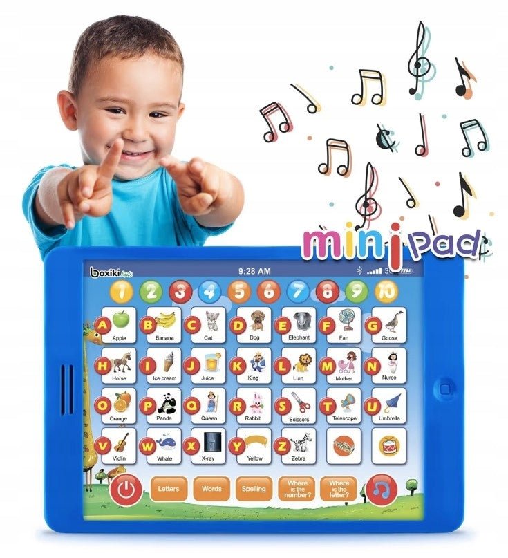 Kids Educational Tablet Mini iPad Interactive Learning Letters Words Music