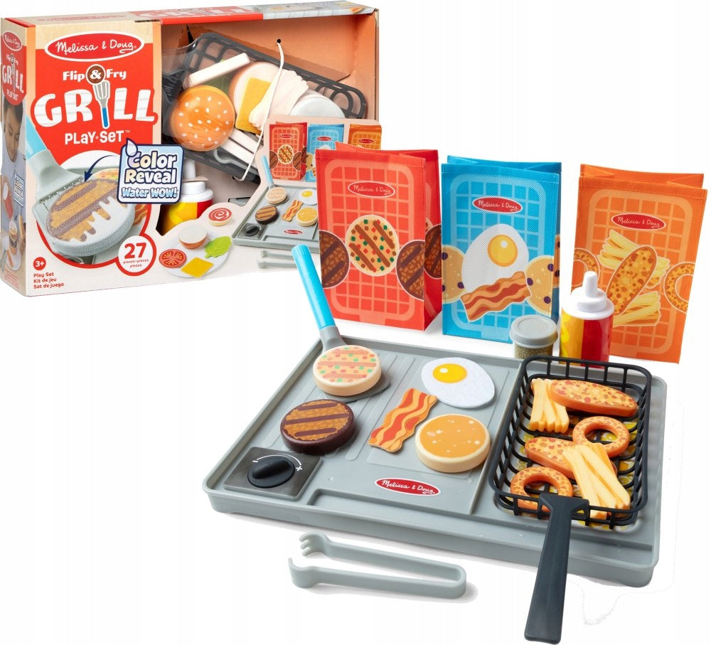 Kids Grill Educational Kitchen Accessories Color Changing Melissa &