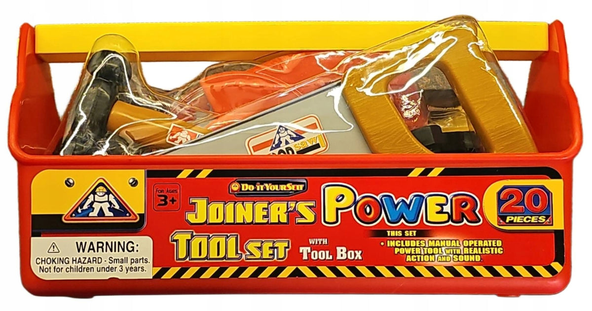 Kids Tool Set –Joiner’s Power Tool Set|20 pieces + box