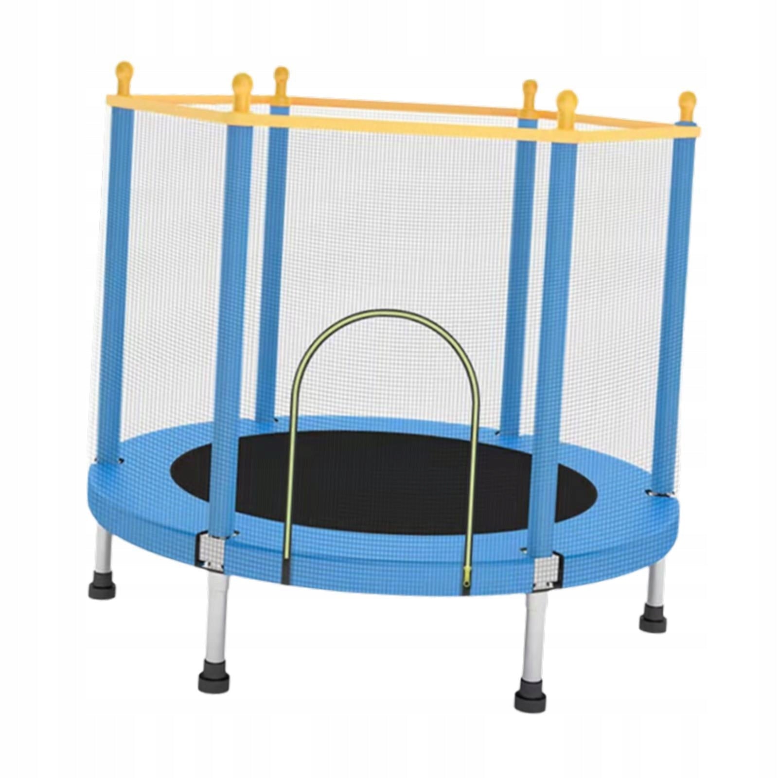 Kids Trampoline Mini Trampoline Enclosure Net Portable Non Slip blue Brand no brand