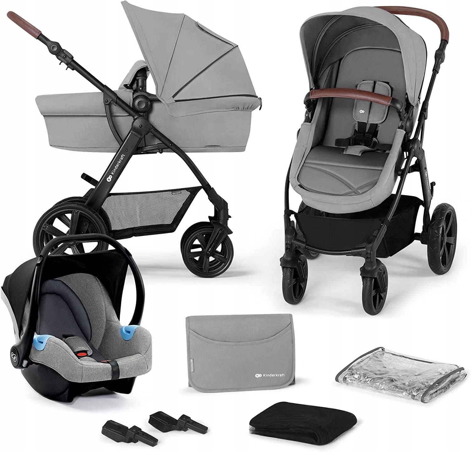 Kinderkraft 3 in 1 MOOV CT, multi-purpose trolley
