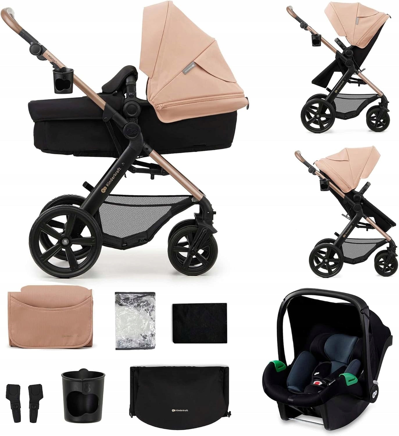 Kinderkraft 3-in-1 multifunction trolley MOOV 2