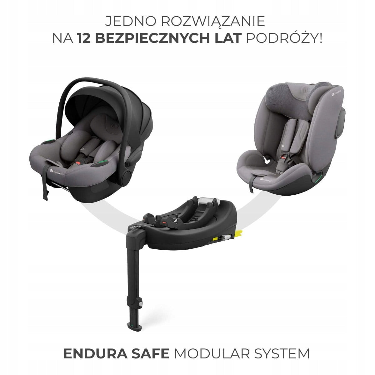Kinderkraft Endura Safe FX Isofix Base For i-Lite i-Fix Endura Safe Manufacturer code KCENSAFXBLK0000