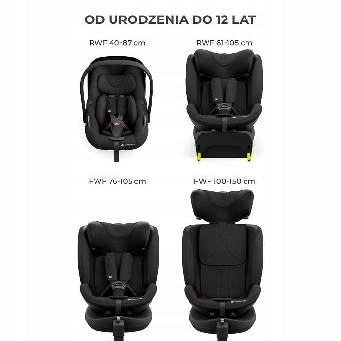 Kinderkraft Endura Safe Modular System Set 3in1 Base Child Seat Manufacturer code KCENSA00BLK3000