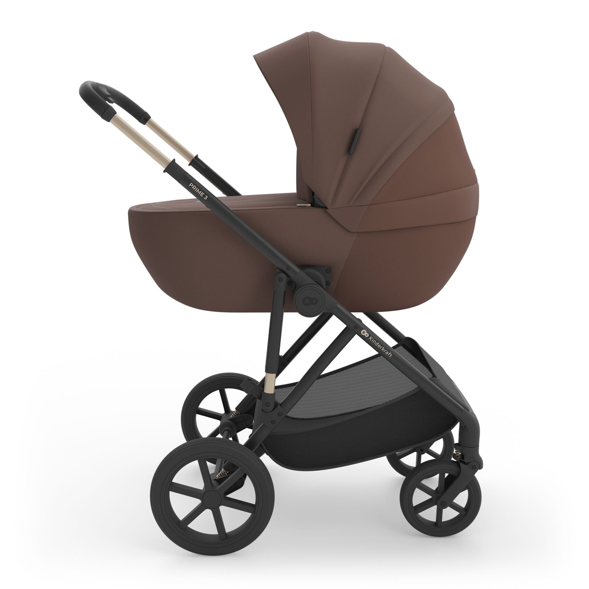 Kinderkraft baby stroller PRIME 3 3w1 2026 VELVET MOCCA Brand Kinderkraft