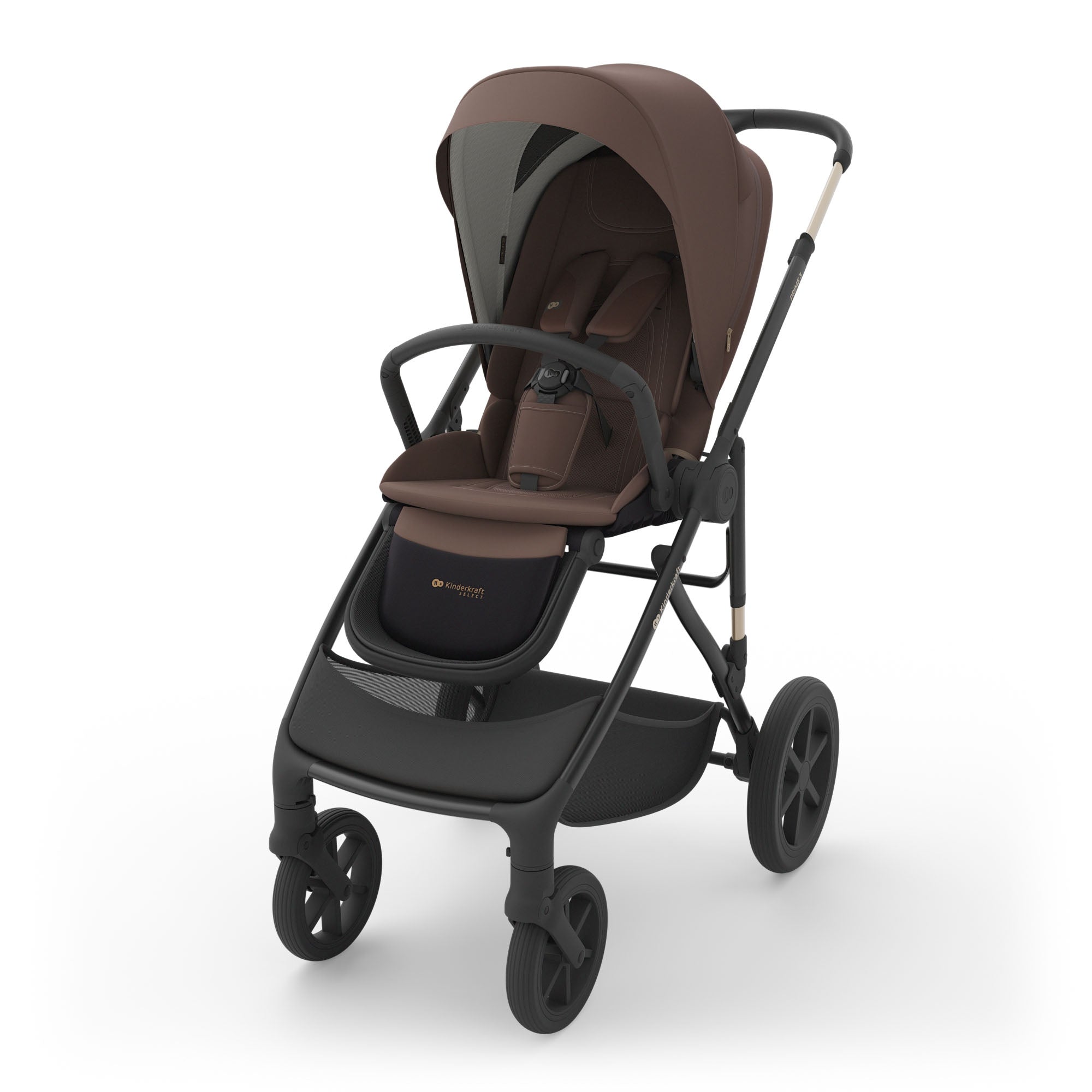 Kinderkraft baby stroller PRIME 3 3w1 2026 VELVET MOCCA Manufacturer code KSPRIM03BRW3000
