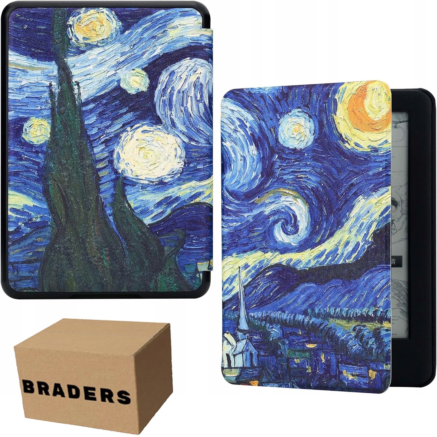 Kindle 10 2019 6" Case by Van Gogh Starry Night Cover