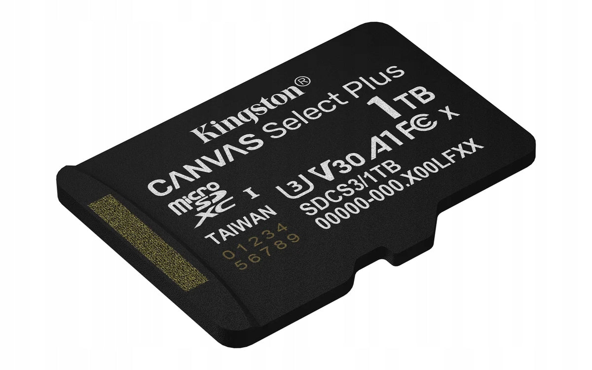 Kingston Paměťová karta microSD 1TB Canvas Select+ G3 150 MB/s Manufacturer Kingston