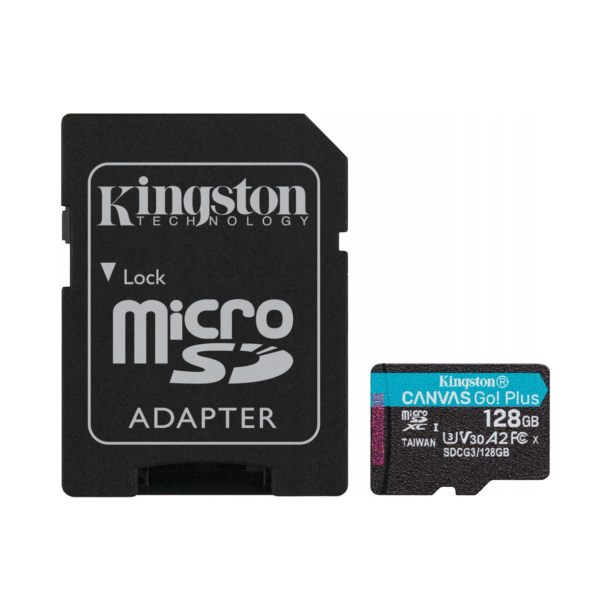 Kingston microSD Memory Card 128 GB Go Plus 170/90 MB/s