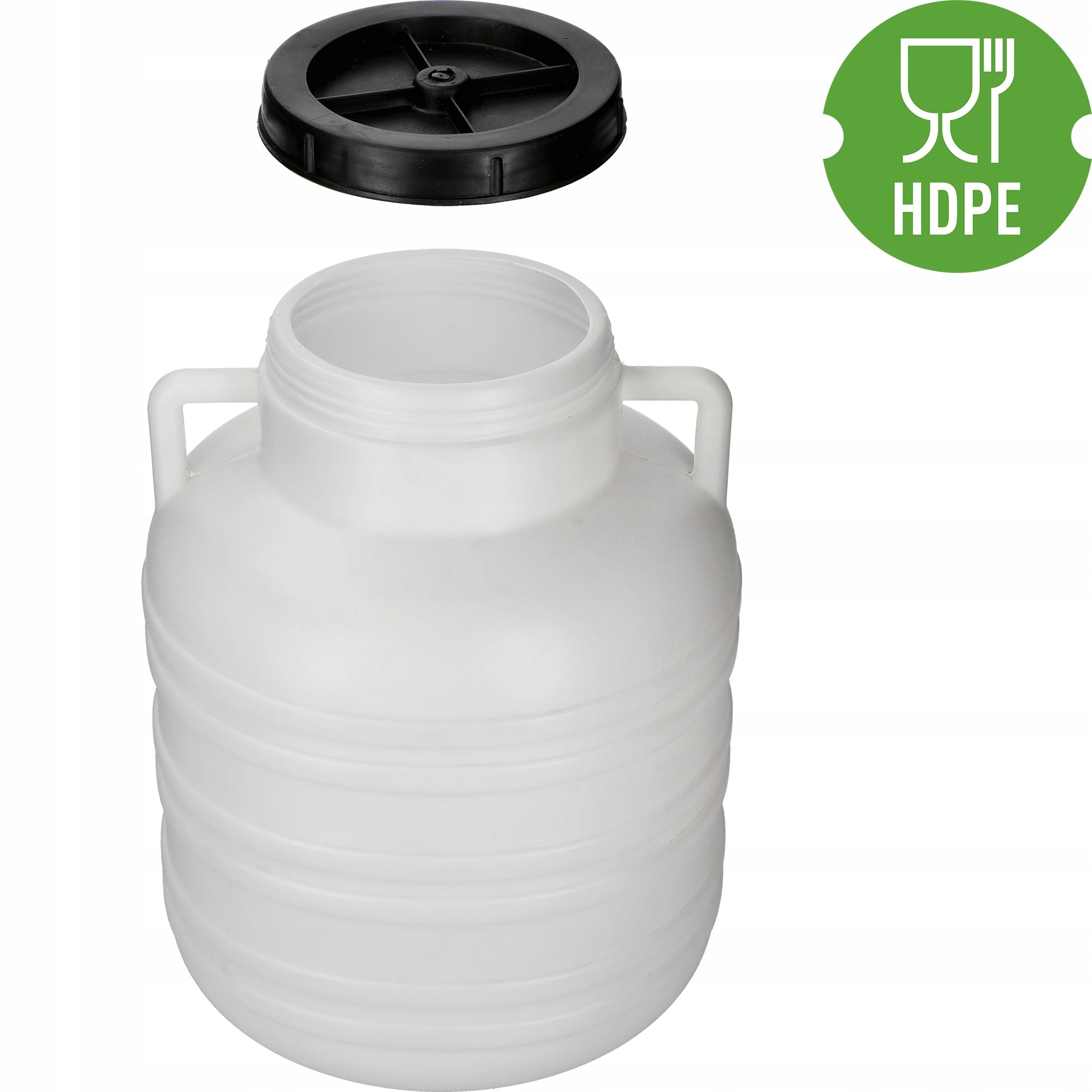 Kiszonka 20L Barrel - white, plastic handles for pickling cucumber cabbage Packaging status original
