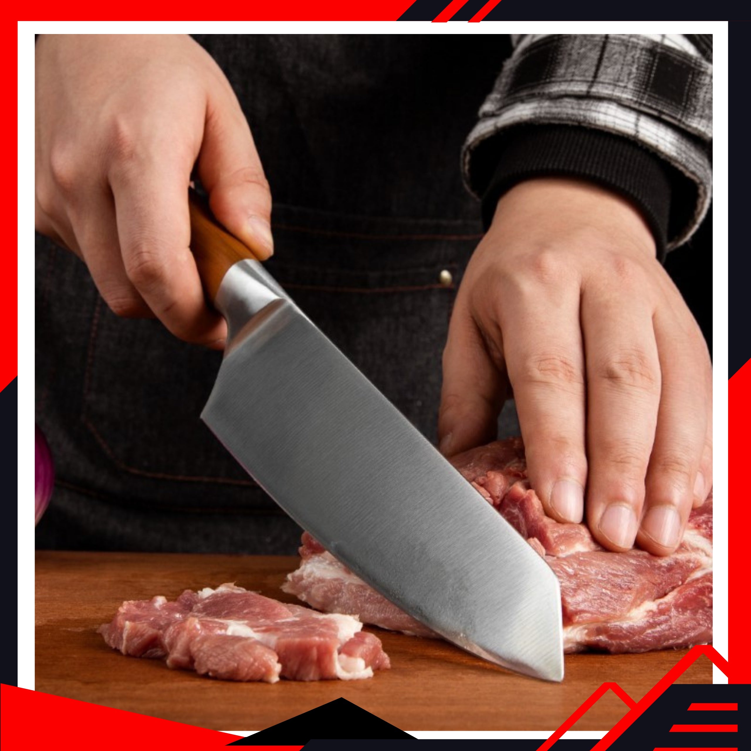 Kitchen Knife Japanese Ergonomic Handle Sharp Professional For GIFT Manufacturer code Nóż Kuchenny Japoński Precyzyjny