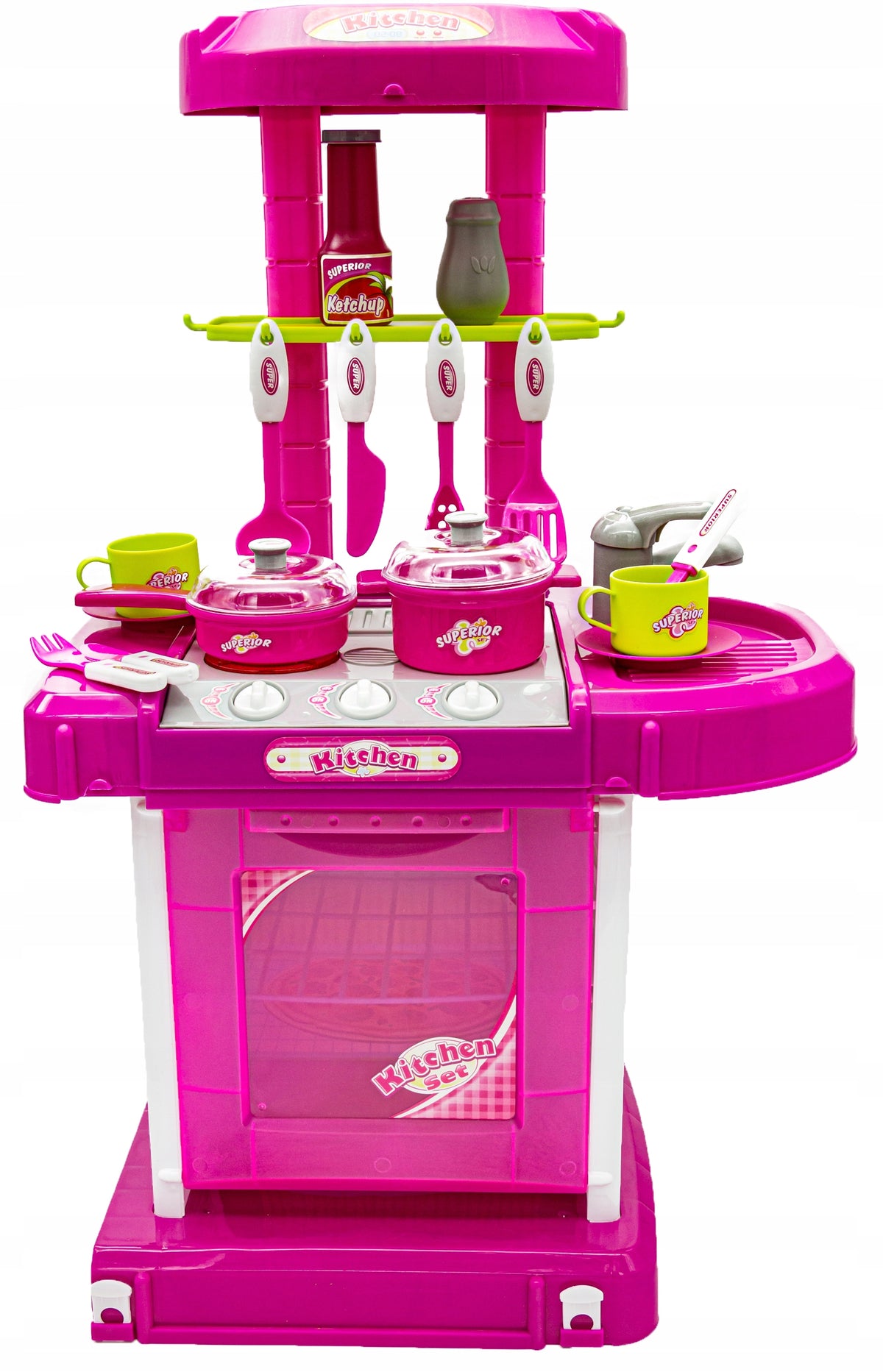 Kitchen With Oven Light Sounds Accessories Color pink