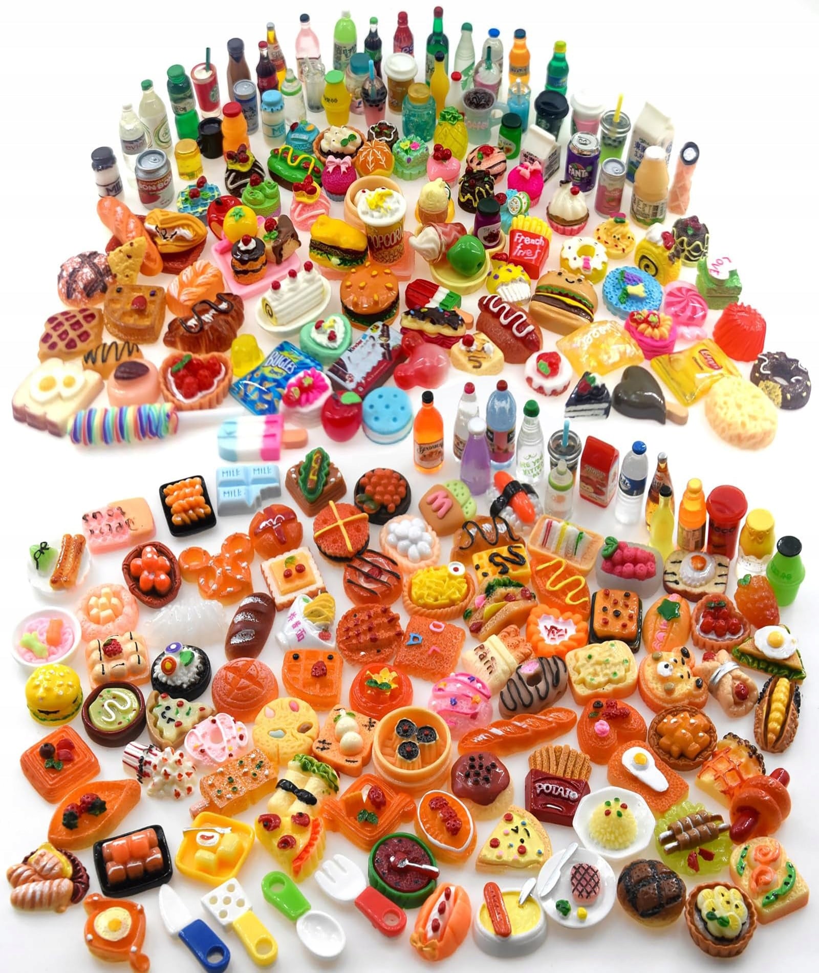 Kitchen for Children Plastic Vegetables Fruit Fun Shop 100pcs LARGE SET Packaging status original
