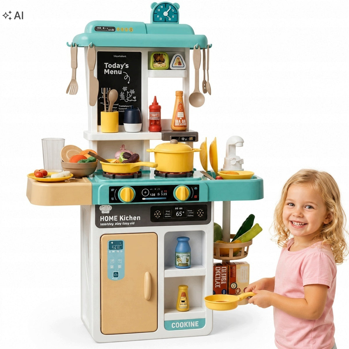 Kitchen for Children Water in the Tap Couple Accessories realistic toy 3 4 5