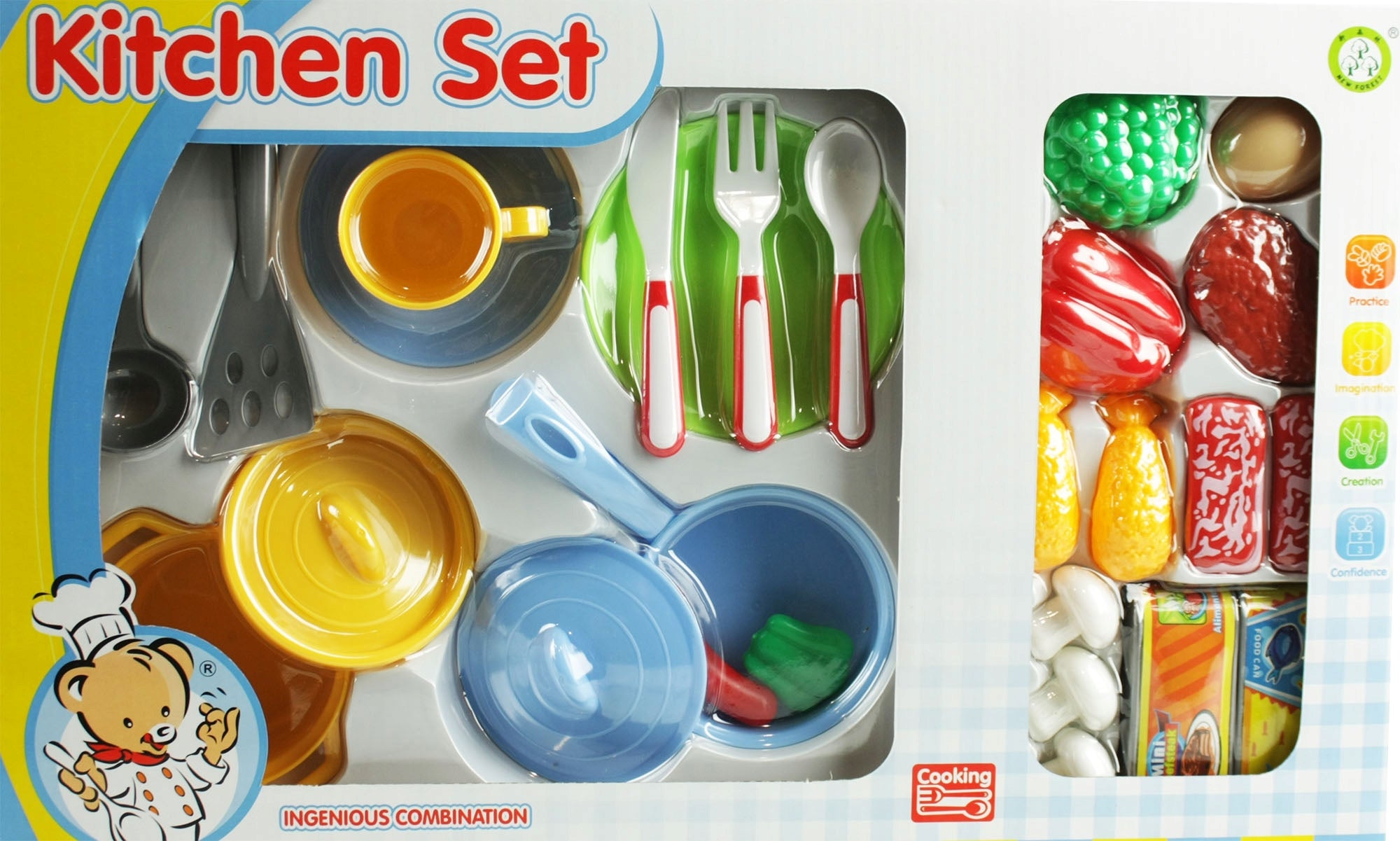 Kitchen set for children kitchen utensils products 27 el. Kitchen Set