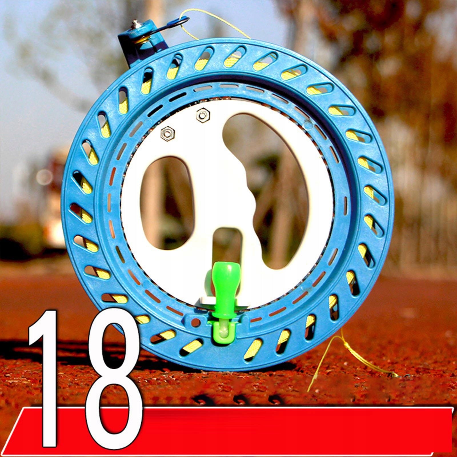 Kite Reel Winder with Line Plastic Ball Bearing Smooth Rotation 18cm 200m Brand no brand