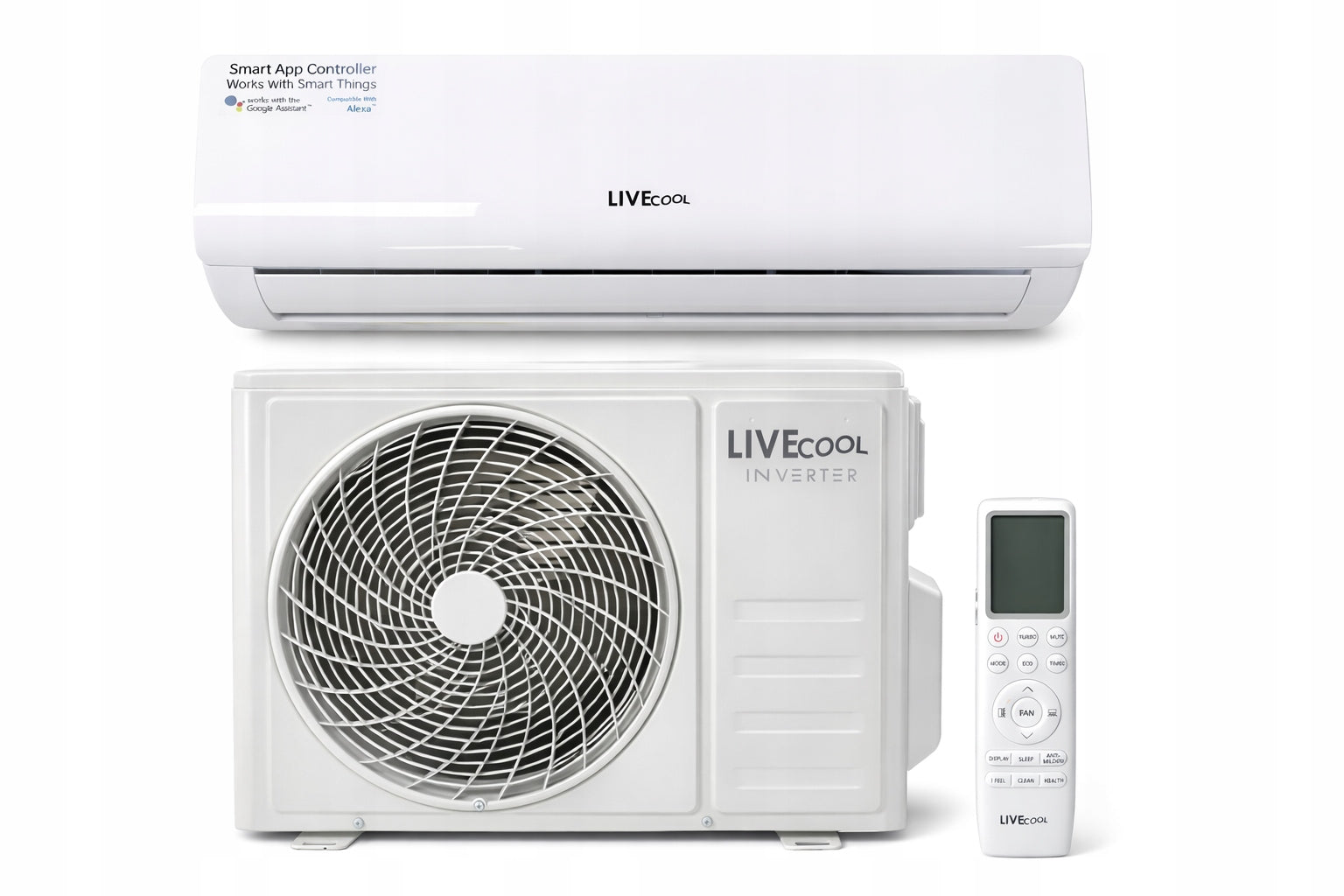 Klimatizácia LIVEcool s výkonom 3,5 kW vrátane nástennej konzoly a potrubia Packaging status original