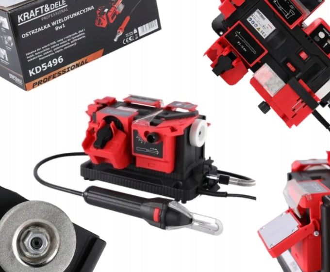 Knife Drill Sharpener Multifunction Chisel 8in1 220W Kraft&Dele