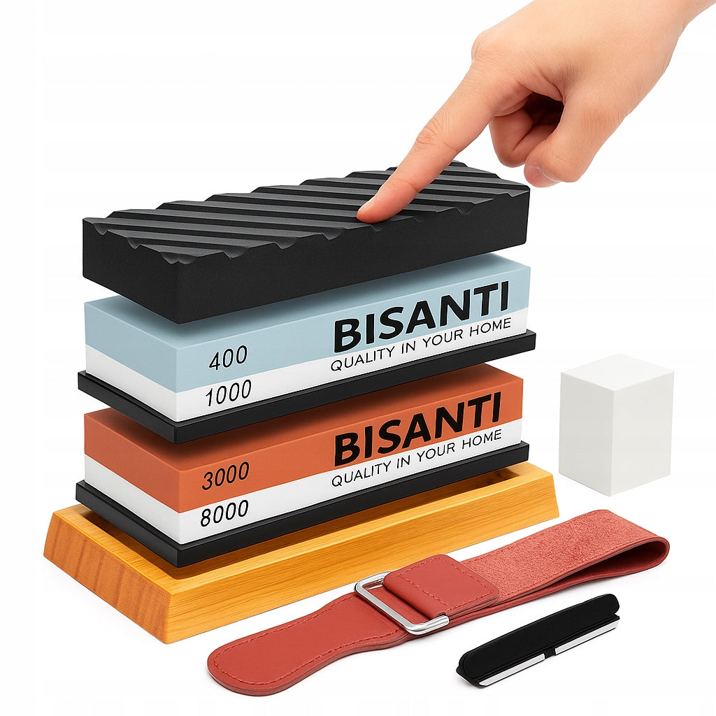 Knife Sharpener Water Stone 10in1 LARGE DONKEY SET 400 - 8000