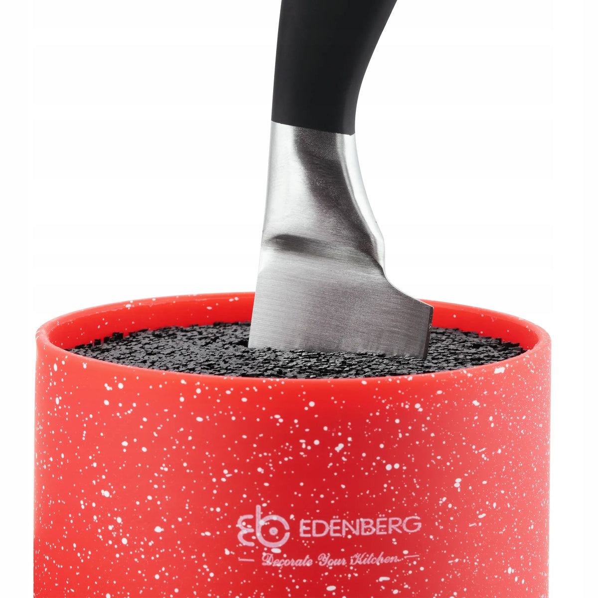 Knife Stand Edenberg I Kitchen Utensil Container , Plastic, Red Brand Edenberg