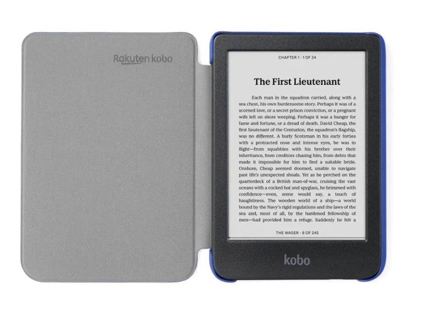 Kobo Clara Colour BW Basic SleepCover Blue Sleep Case Packaging status original