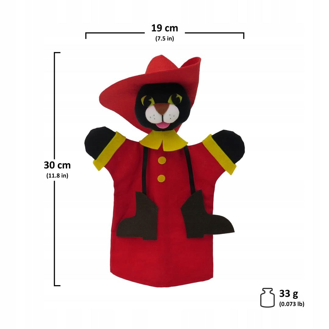 Kocour v botách 30 cm, maňásek Brand Mu Brno