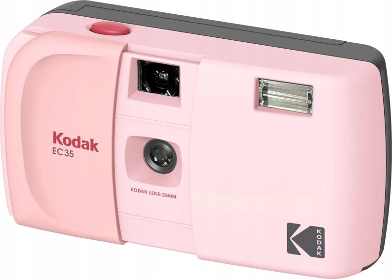 Kodak EC35 analog camera 35 mm | 25 mm | Flash | Retro | per film| Pink Manufacturer code 138361