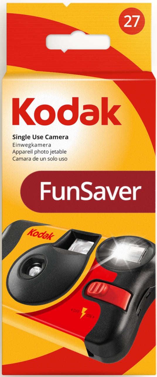 Kodak Fun Saver disposable camera 27 photos disposable with lamp Manufacturer code 041778617762